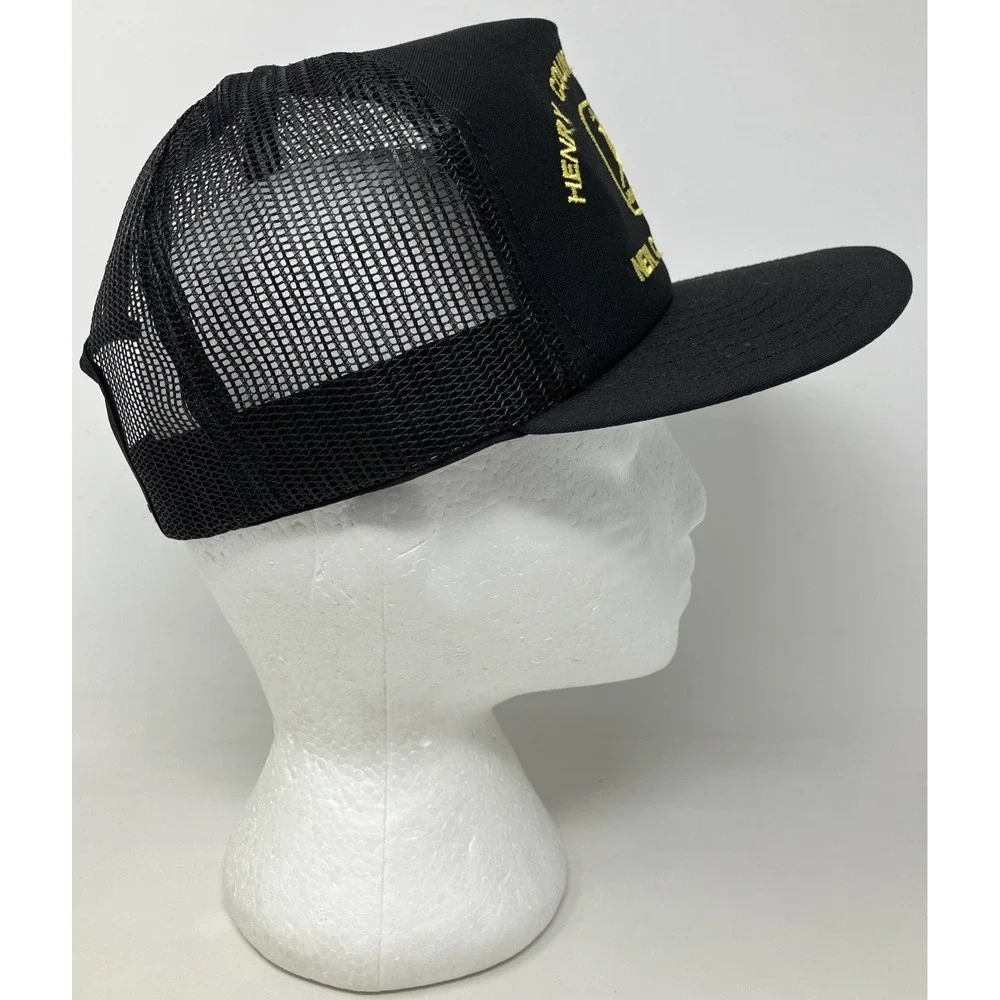 Vintage John Deere Henry County Supply Inc New Castle Kentucky Snapback Hat - Picture 4 of 7